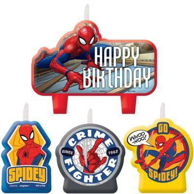 Spiderman Webbed Candle Set