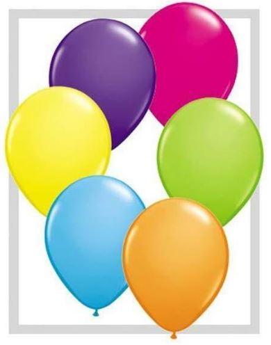 Latex Balloons 30cm Tropical Assorted Colours Pk/100