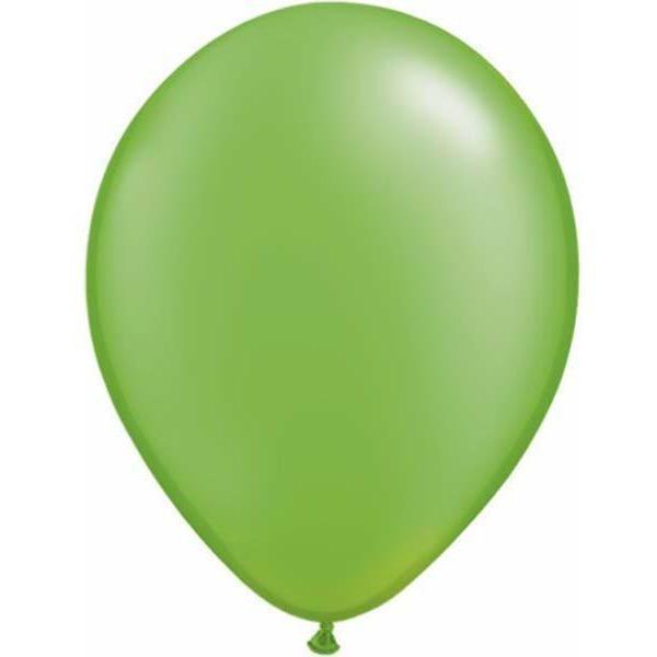 Latex Balloons 30cm Lime Green Pearl Pk/25