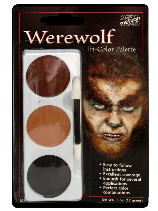 Make Up Werewolf Tri Colour Mehron