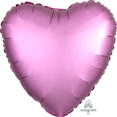 Balloon Foil 45cm Heart Pink Flamingo