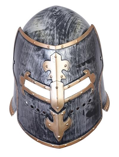 Helmet Knight Silver Adult Size
