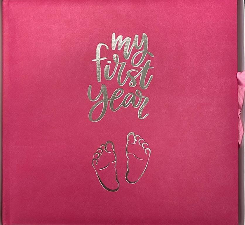 Gift Record Book 1st First Year Baby Pink