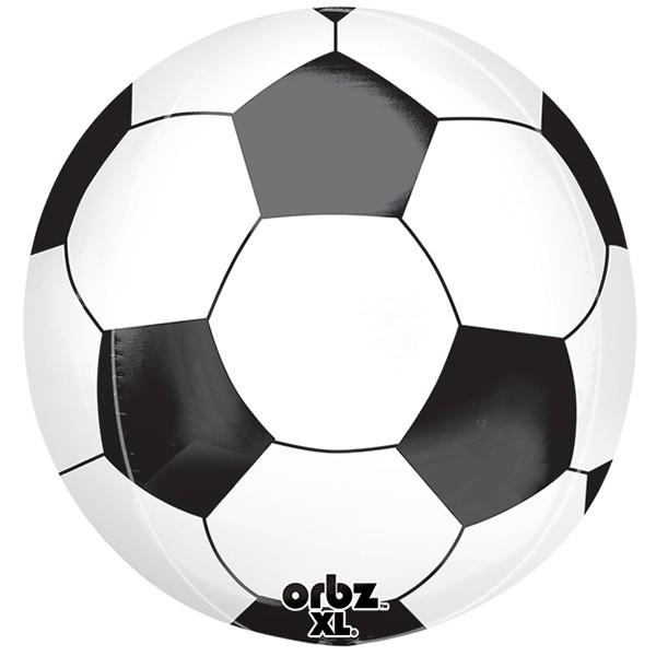 Balloon Foil Shape Orbz Soccer Football