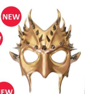 Mask Eye Spiked Gold Devil