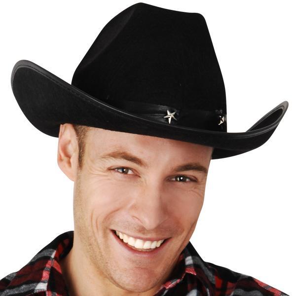 Hat Cowboy/Cowgirl Black With Silver Star