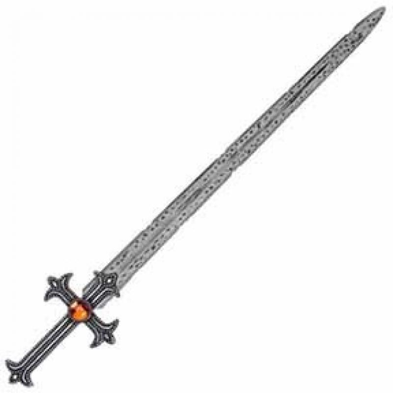 Sword Crusader With Gem Medieval 87cm