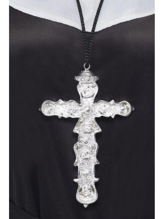 Embossed Cross Ornate Pendant