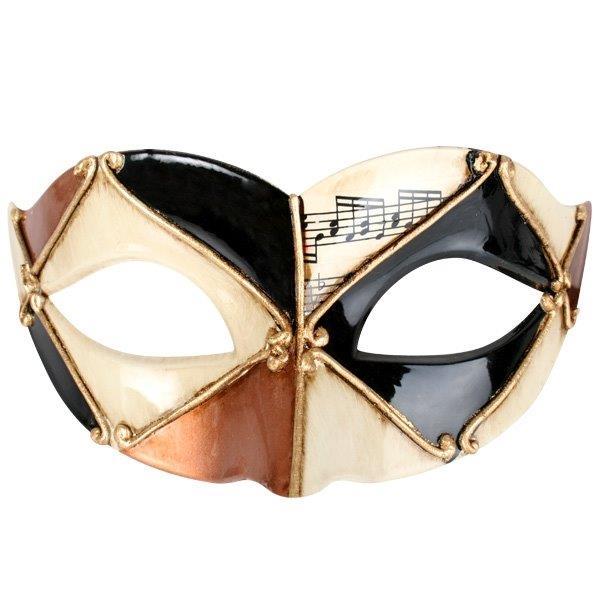 Mask Eye Pietro Gold & Black