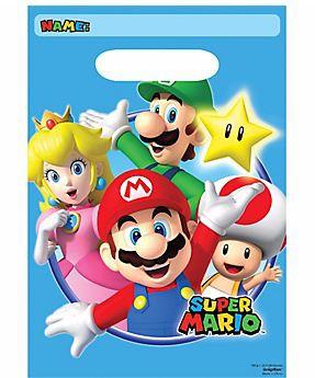 Super Mario Loot Bags Pk/8