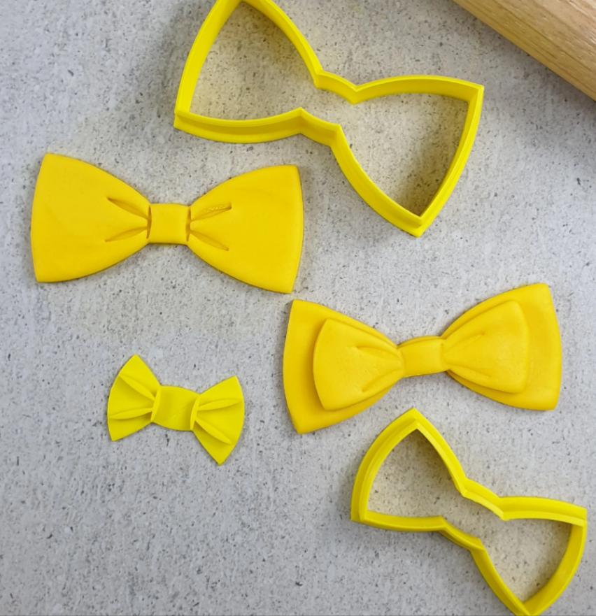Bow Tie & Emma Bow Embosser & Cookie/Biscuit Cutter Set