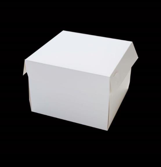 Cake Box Square 20 X 20 X 12.5cm H