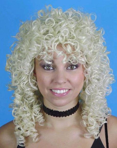 Wig Curly Glamour Ringlets Blonde