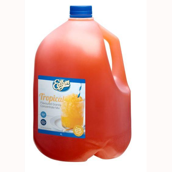 Edlyn Granita Syrup Tropical Orange 4l (Local Pick Up Only)