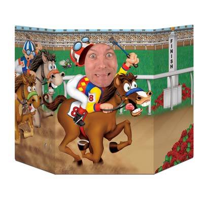 Photo Prop Jockey On Race Horse