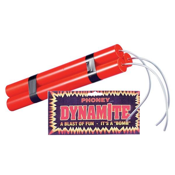Fake TNT Dynamite Party Prop 23cm Long