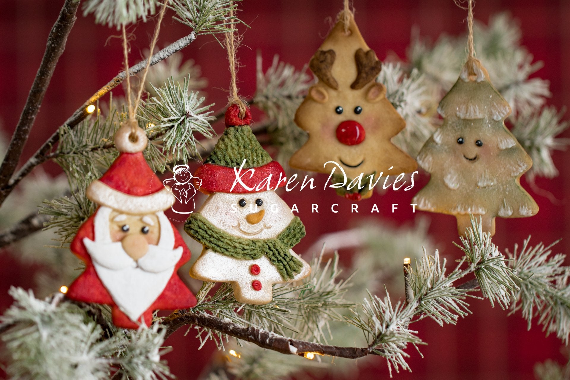 Mould Christmas Tree Characters Karen Davies