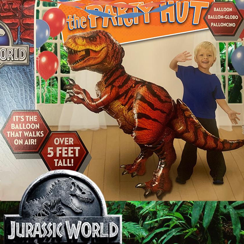 Balloon Foil Airwalker Jurassic Dinosaur T-Rex