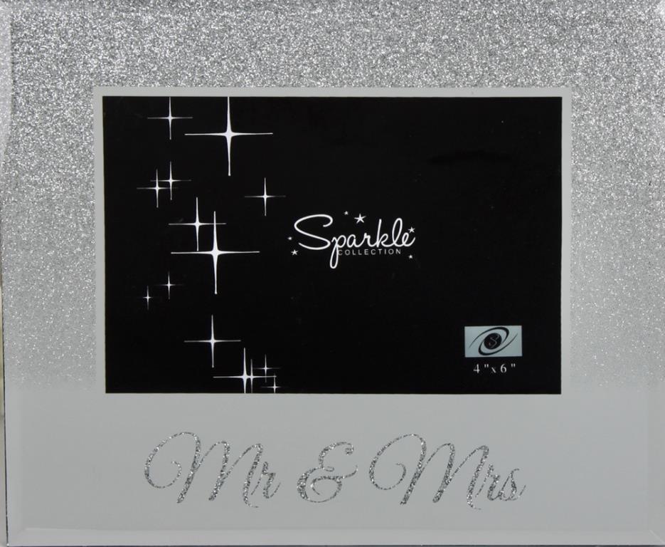 Photo Frame Sparkle Wedding Mr& Mrs