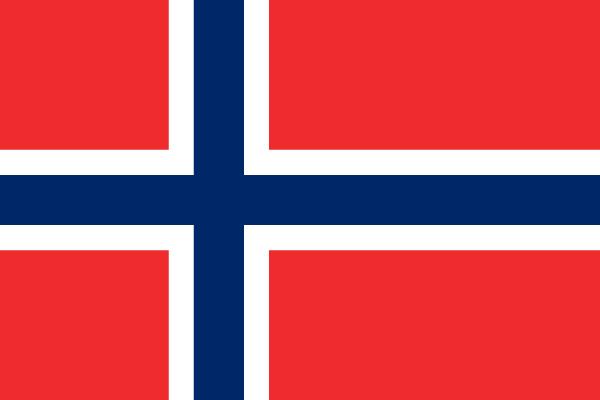 Flag Norway 15x10cm Desk