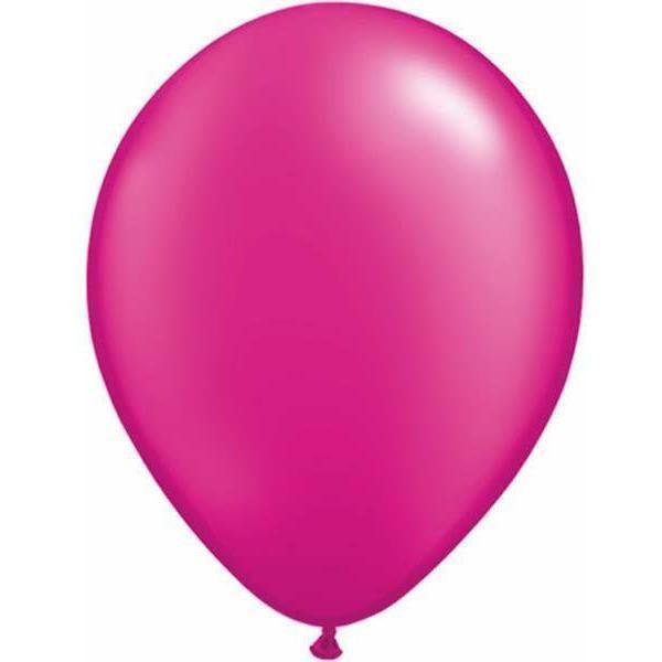 Latex Balloons 30cm Magenta Pearl Pk/25