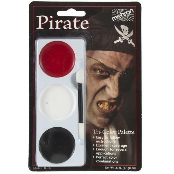 Make Up Pirate Tri Colour Mehron