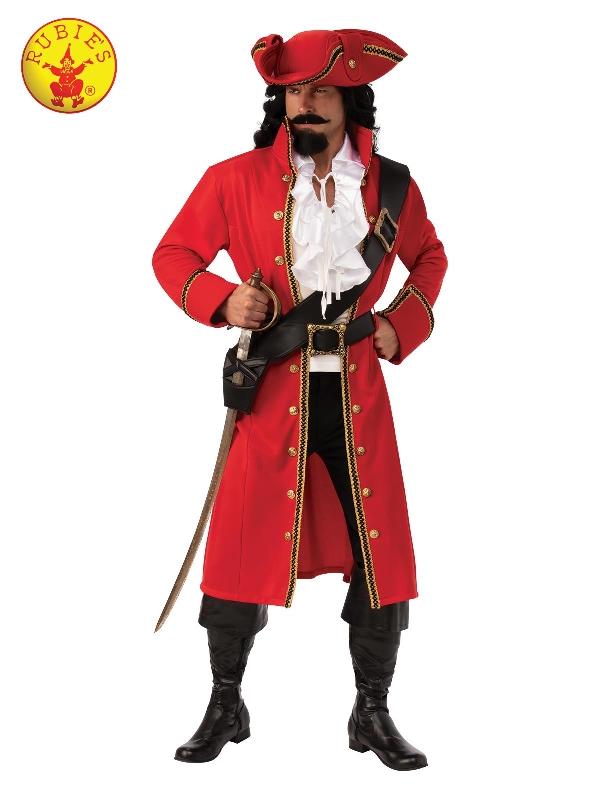 Costume Adult Pirate Captain Red Large