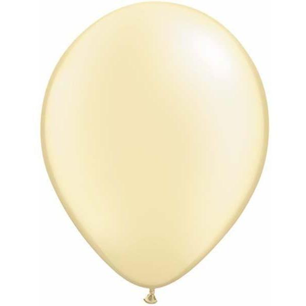 Latex Balloons 30cm Ivory Pearl Pk/100