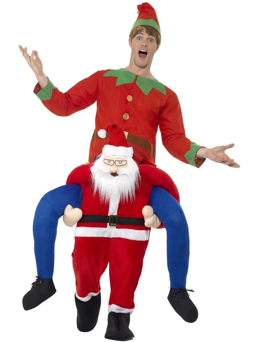 Costume Adult Funny Piggyback Santa Christmas/Xmas