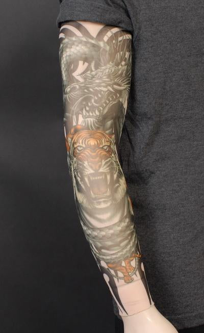 Tattoo Sleeve Tiger For One Arm