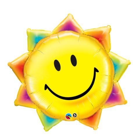 Balloon Foil Shape Sunshine Smile 88cm