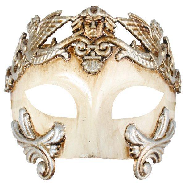 Mask Antonio Roman Silver & Ivory