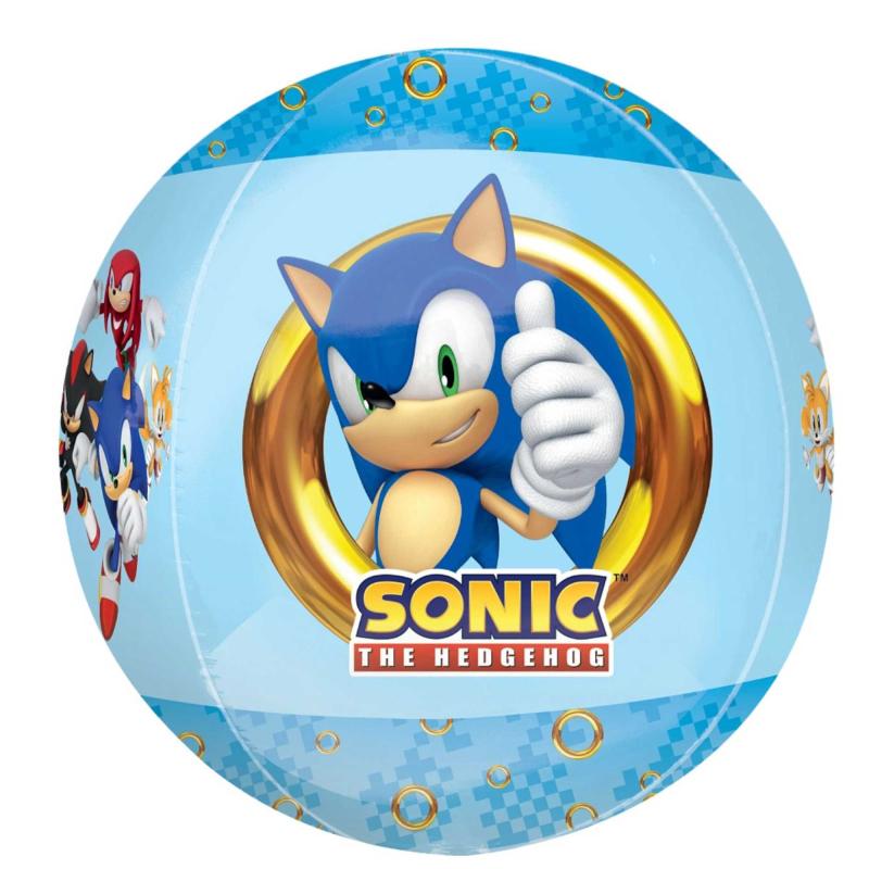 Sonic 2 The Hedgehog Balloon Orbz Xl 38cm X 40cm