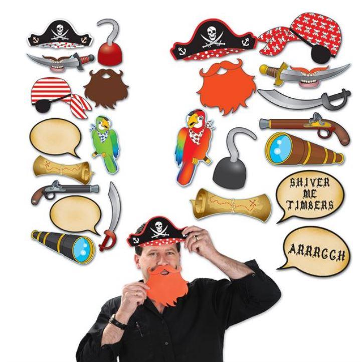 Photo Props Pirate Fun Pk/12