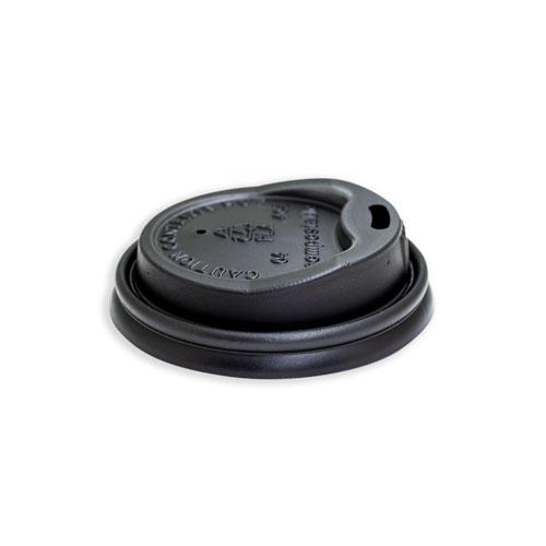 Bamboo Cup Lid Corn Starch Pk/50 Eco Friendly