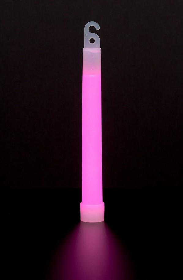 Glow In The Dark Pink Light Sticks On String 15cm Pk/10