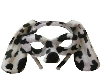 Animal Costume Headband & Mask Set Dalmatian Dog