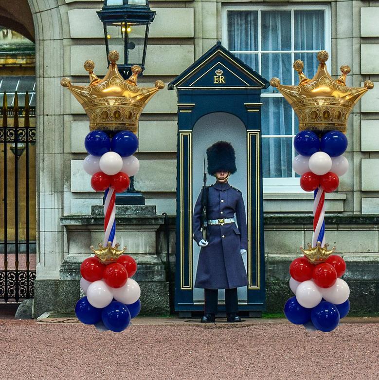 Balloon Décor Party Pole Royal Coronation