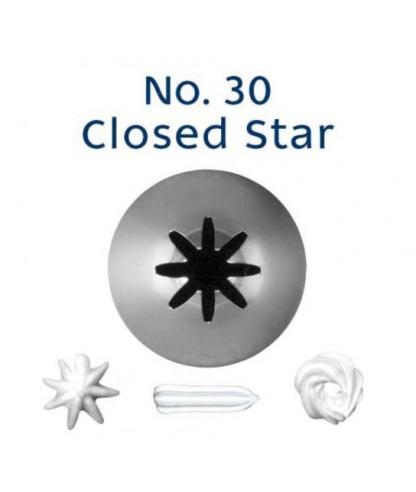 Icing Tip Closed Star No 30
