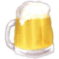 Balloon Foil Shape Beer Mug Opaque