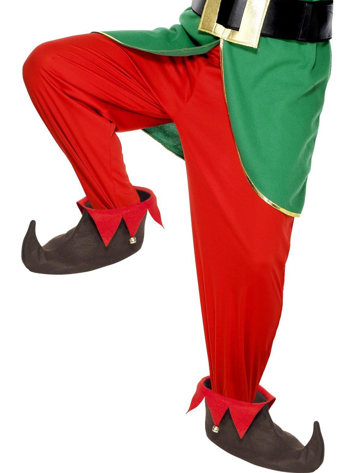 Brown Elf Shoes With Bells
