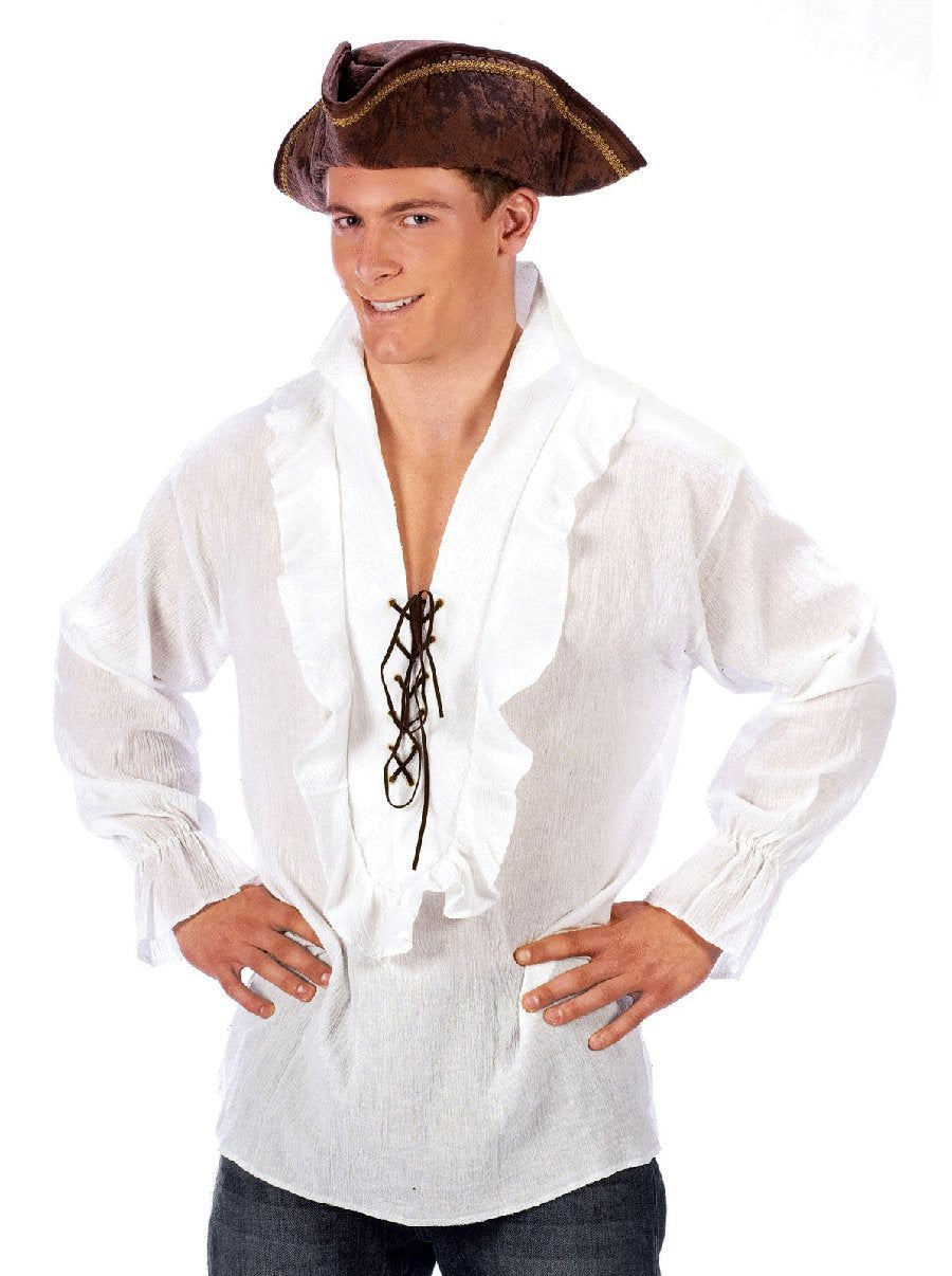 Shirt Pirate White Adult Large