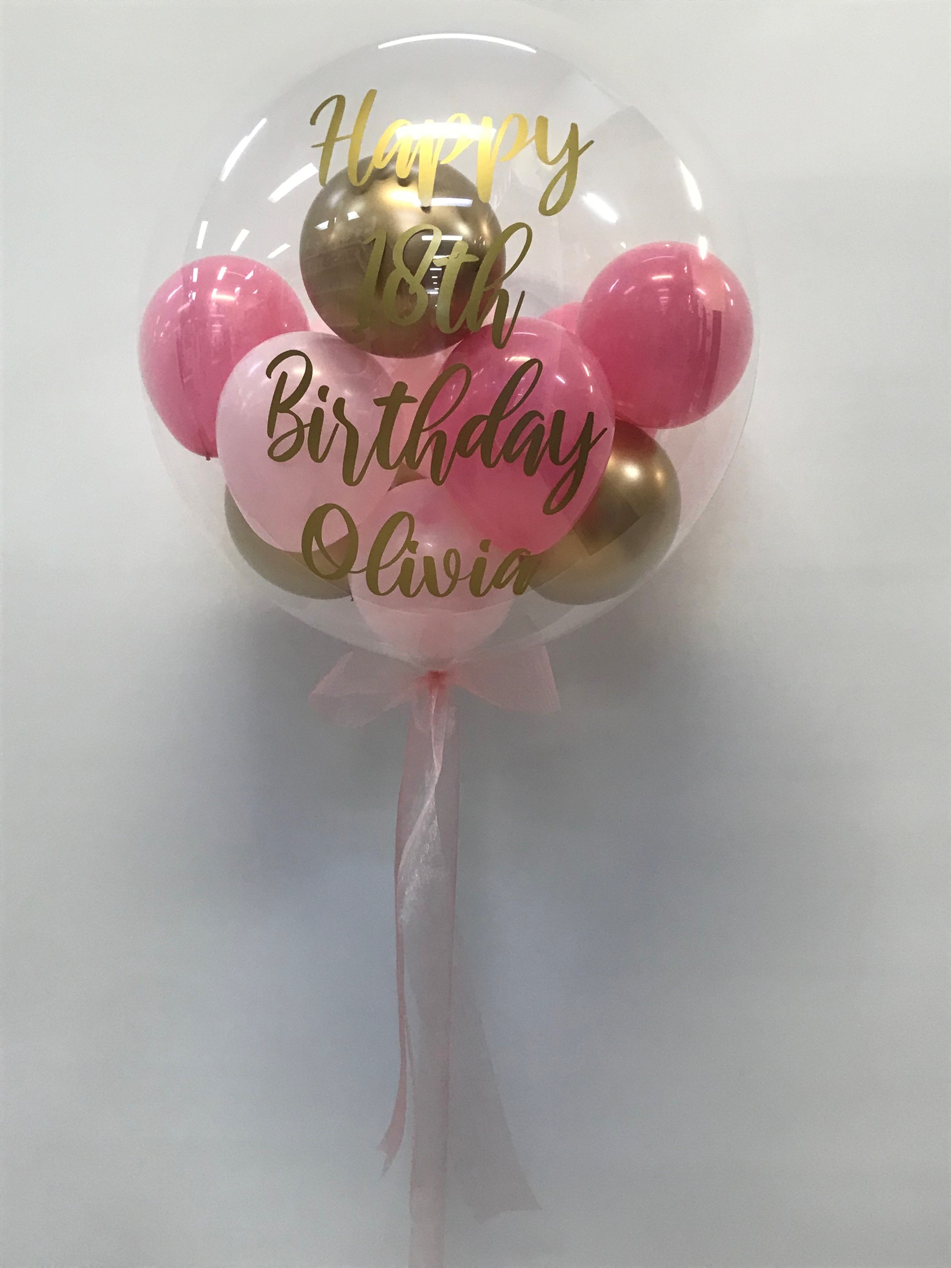 Large Custom Bubble Balloon With Message
