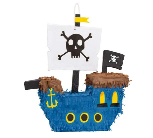 Pinata Pirate Ship 3D 50cm X 44cm Deluxe