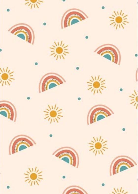 Gift Wrapping Paper Rainbow & Sunshine