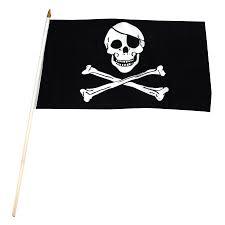 Flag Skull & Cross Bones 15x10cm