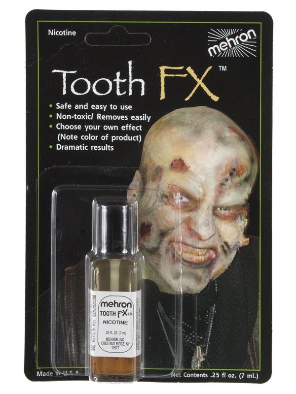 Tooth Paint Fx Nicotine Brown 4ml Special Effects Mehron
