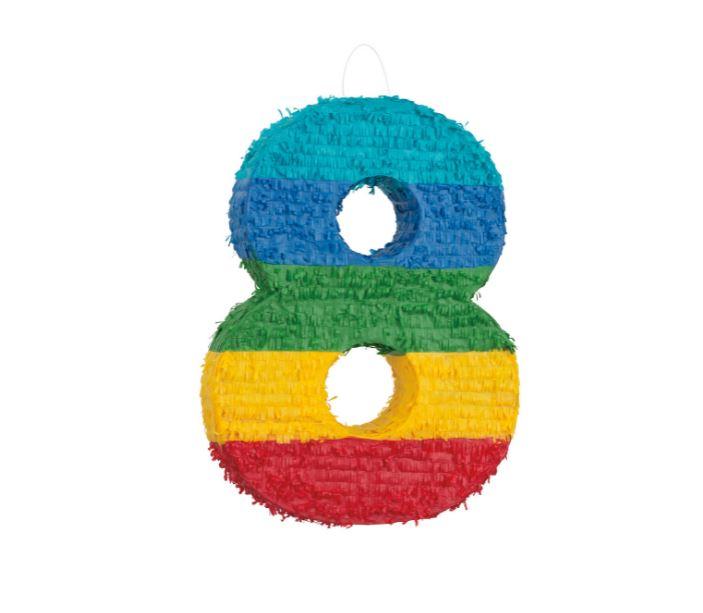 Pinata Numeral 8