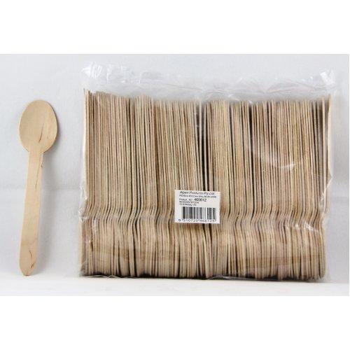 Birch Wood Eco Spoons 15cm Pack Of 100 Eco Friendly