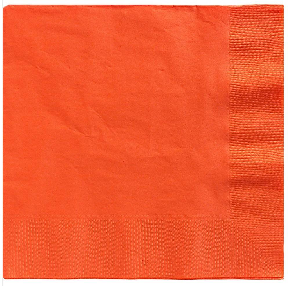 Napkins Lunch 2ply Orange Pk/20- Discontinued Line Last Chance To Buy